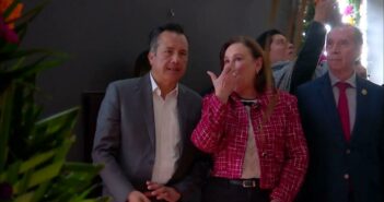 Dice Nahle que se redujo 42% la deuda del estado en su primer año, pero omite mencionar a Cuitláhuac como responsable de su crecimiento; asegura que “gobernar no es lugar para blandengues ni timoratos”