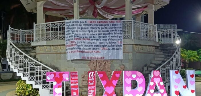 Colocan narcomantas en Tuxpan, Veracruz; el mensaje iba dirigido al alcalde y al director de la policía municipal de ese puerto