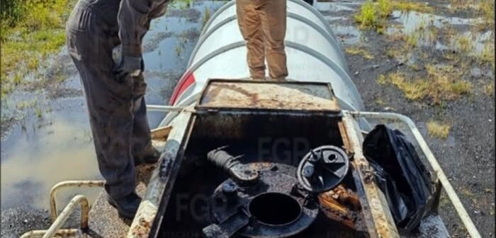 FGR asegura más de 33 mil litros de huachicol en Río Blanco
