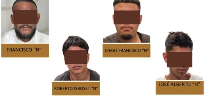 Decretan prisión preventiva para el “Gordo Frank” y otros presuntos integrantes de célula delictiva capturados en Alvarado