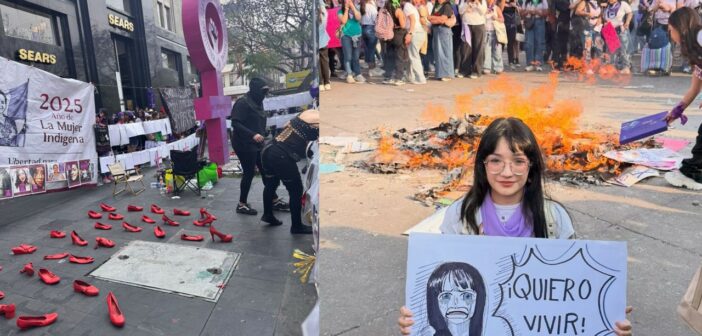 Miles de mujeres toman las calles de la CDMX en el 8M para exigir justicia y un alto a la violencia