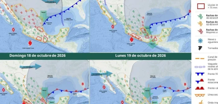 En Veracruz se mantiene la Alerta Gris por las lluvias que continuarán este lunes en el sur de la entidad; exhortan a la población a evacuar las zonas de riesgo