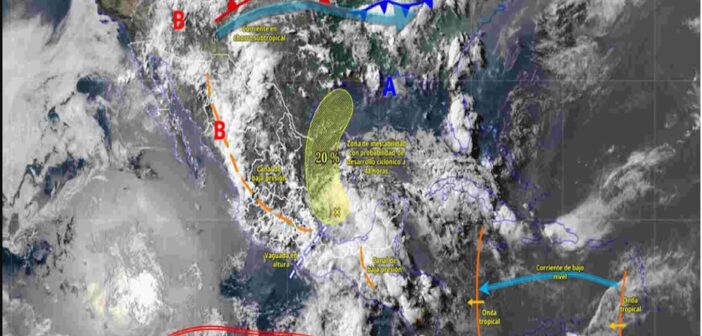 Alerta en Veracruz por lluvias muy fuertes; prevén mayores acumulados en el norte de la entidad