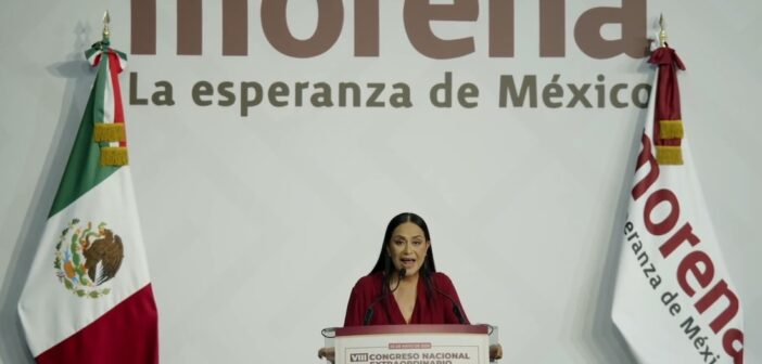 En medio del escándalo por caso Rocha Moya y tensiones internas, eligen a Ariadna Montiel como presidenta de Morena: dice que no aceptarán candidatos vinculados a corrupción; morenistas se deslindan de gobernador con licencia