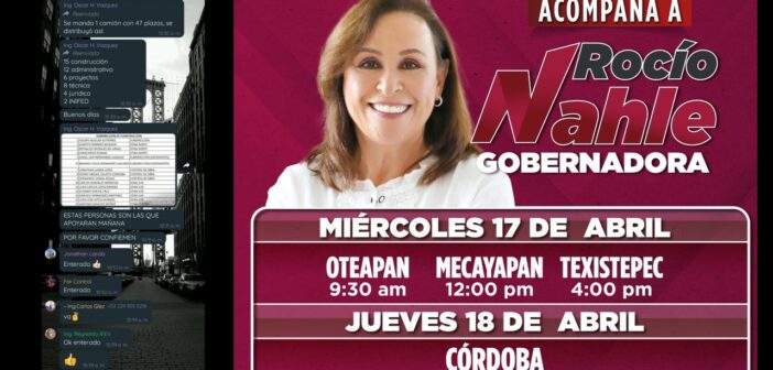 También en Espacios Educativos de la SEV obligan a empleados a asistir a mítines de Nahle: van al de Córdoba este jueves