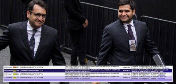Amparan a ‘Andy’ y Gonzalo López Beltrán, hijos de AMLO, contra órdenes de aprehensión de la FGR en tres estados