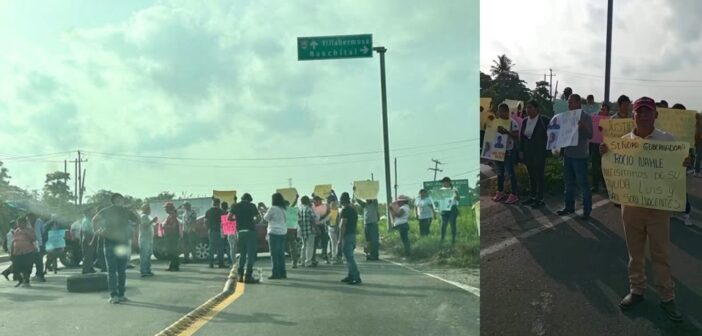 Protestan familiares por traslado a penal de La Toma en Amatlán de los Reyes de policías de Ixhuatlán del Sureste implicados en caso Roxana Guzmán