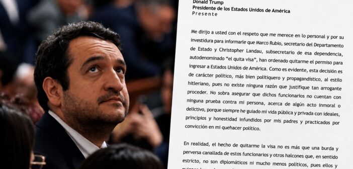 Estados Unidos retira visa a “Andy” López Beltrán; hijo de AMLO acusa decisión política “al estilo hitleriano”