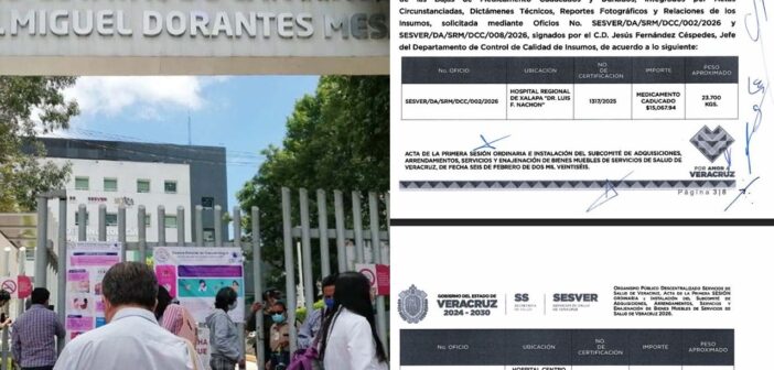 Dejan caducar medicamentos por casi un millón de pesos en dos centros públicos de salud en Xalapa; las mayores pérdidas, en Cancerología