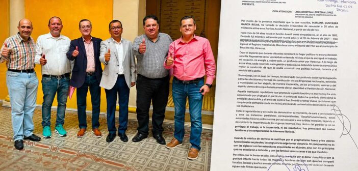 Crisis y desbandada golpean al PAN de Veracruz: figuras con décadas de militancia abandonan el partido