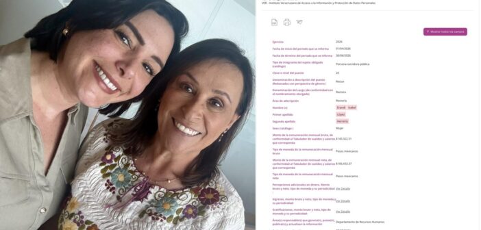 Defiende Nahle contratación de 3 sobrinos de AMLO en su gobierno y niega nepotismo; dice que se bajará el salario de rectora de El Colver