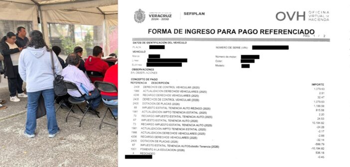 Crónica de la estafa del reemplacamiento en Veracruz: “son las instrucciones que nos dieron, vaya a Finanzas si no está de acuerdo”