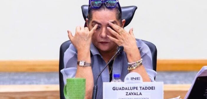 Crisis en el INE toca fondo: tras exhibirse vínculos de Guadalupe Taddei con proveedores con contratos millonarios, hasta Morena exige su renuncia