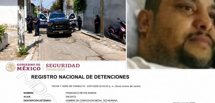 Cae en Alvarado presunto jefe de plaza Francisco Reyes Ramón, «El Gordo Frank», tras enfrentamiento armado con fuerzas federales y estatales