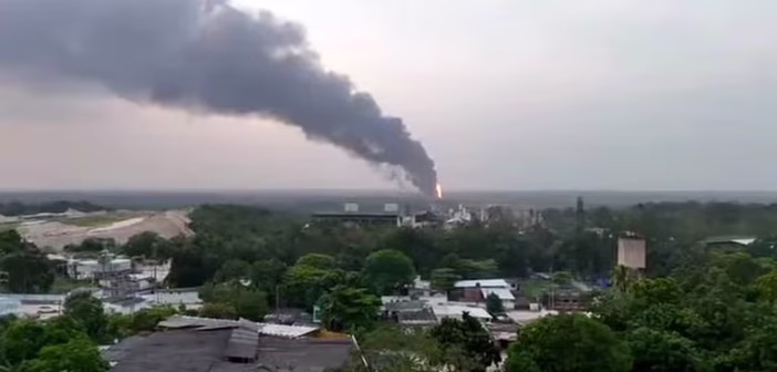 Se registró fuerte explosión en planta de sal en Jáltipan; hay 3 personas muertas