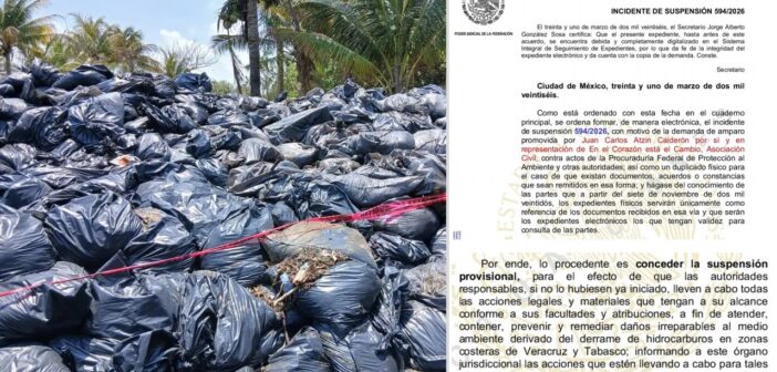 Juez ordena a autoridades frenar y remediar derrame de hidrocarburos en Veracruz y Tabasco: señala omisiones graves como falta de denuncias ante el Ministerio Público y no usar el Fondo de Responsabilidad Ambiental