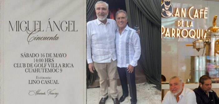 Reunión mafiosa: Adán Augusto López viajó a Veracruz a fiesta de cumpleaños de Chiquiyunes