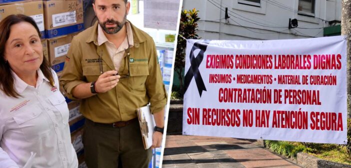 En plena crisis por desabasto, director de IMSS-Bienestar anuncia 4 mil mdp para sustituir cinco hospitales en Veracruz; Nahle niega desabasto en su cara, mientras protestan en Hospital Civil en Xalapa