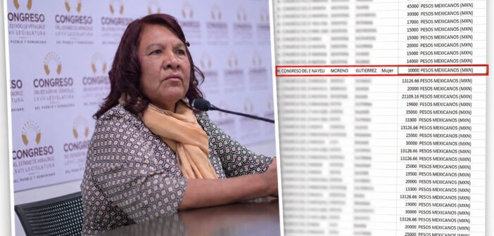 Hija de diputada Victoria Gutiérrez cobra 30 mil pesos como asistente de su mamá, denuncia en tribuna Héctor Yunes y acusa a morenista de cobrar “piso parlamentario” a exempleada