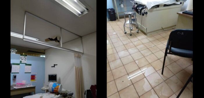 Hecho pedazos: se desprende plafón durante consulta en el CAE; crisis hospitalaria coincide con brote de sarampión en Xalapa Hecho pedazos: se desprende plafón durante consulta en el CAE; crisis hospitalaria coincide con brote de sarampión en Xalapa