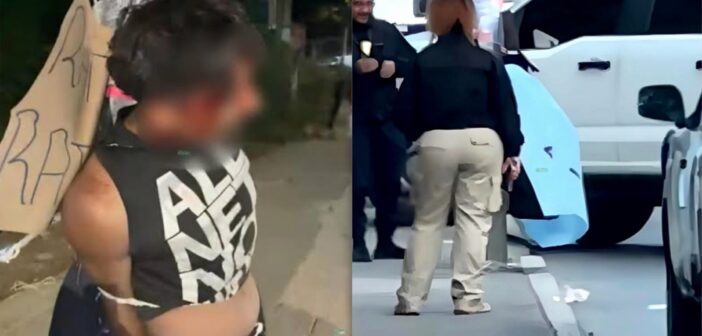 Después de ser golpeado y atado a un poste en Xalapa, muere presunto ladrón