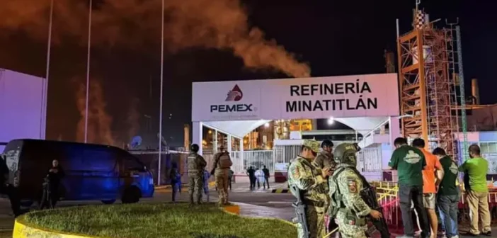 Ataque armado al interior de la refinería de Minatitlán, Veracruz, deja dos trabajadores heridos