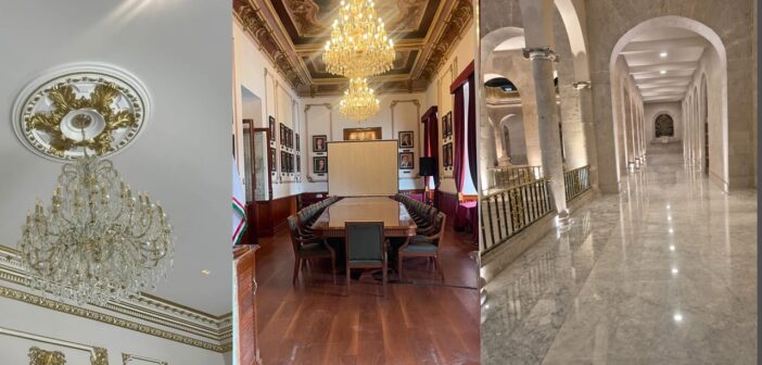 Otro pozo sin fondo: gobierno de Nahle reserva costo de remodelación del Palacio por “riesgos para su seguridad”; conteo se había quedado en 60 millones