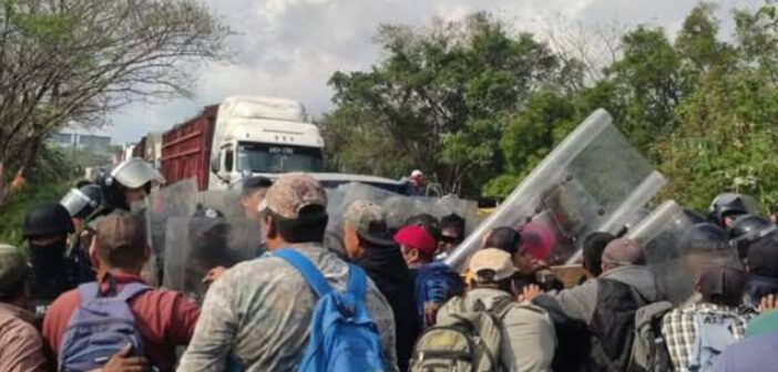 Justifica Nahle represión a policiaca a comuneros en Álamo: califica de “sin sentido” su bloqueo de la carretera Tuxpan–Tampico Justifica Nahle represión a policiaca a comuneros en Álamo: califica de “sin sentido” su bloqueo de la carretera Tuxpan–Tampico