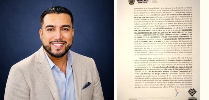 Gobierno represor: SEV busca cesar a dirigente sindical del SIMVE por defender derechos de agremiados; alega “ausencia laboral”