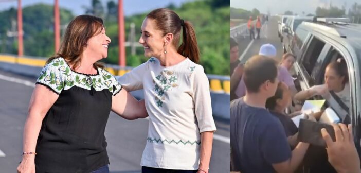 Reciben a Sheinbaum con reclamos durante inauguración de obra en Veracruz: “nadie me ha engañado”, dice