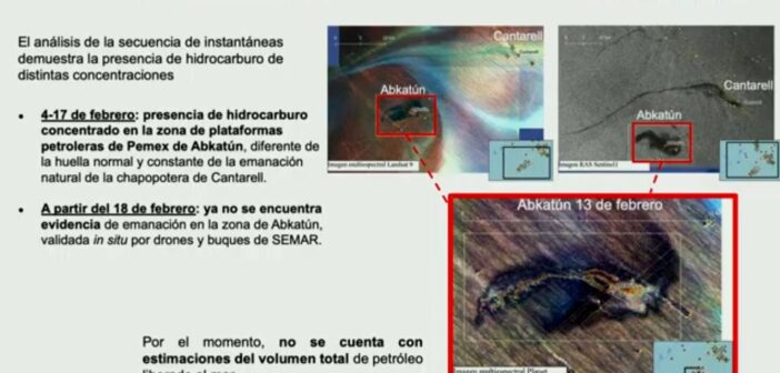 Dos meses y medio después, acepta gobierno de Sheinbaum que derrame de crudo en el Golfo se originó en Cantarell y fue responsabilidad de Pemex: cesan a tres funcionarios menores