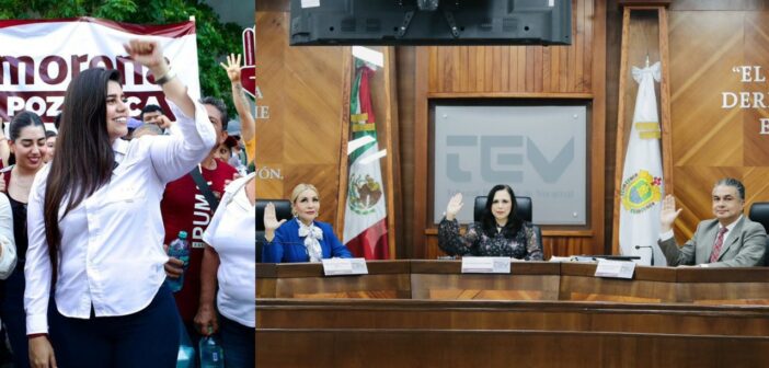 TEV revierte triunfos de MC y da el gane a Morena en Poza Rica y Papantla; Álvarez Máynez acusa a Rocío Nahle de “dar la instrucción” de sesionar en día feriado para “robarse” elección