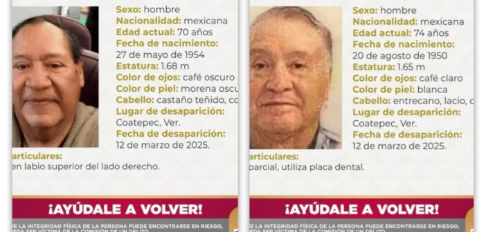 Dos adultos mayores reportados como desaparecidos aparecen asesinados en Tuzamapan, Veracruz: salieron a comprar un vehículo y retiraron dinero de un banco